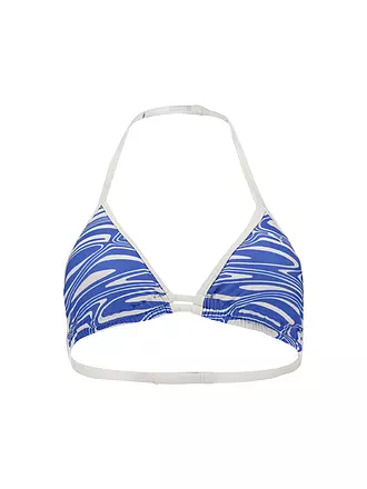 PUMA | Bikinioberteil da donna Printed Triangle | blau